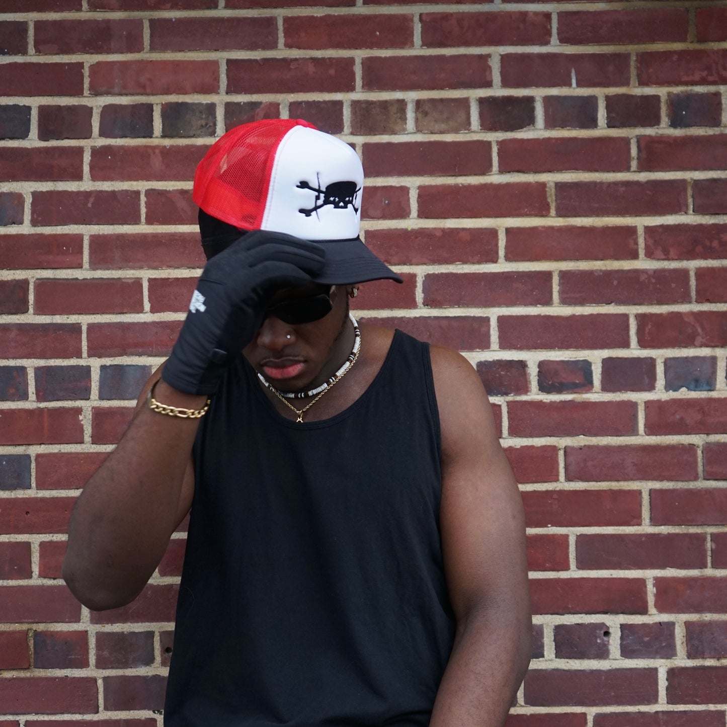 NUMB-SKULL RED TRUCKER