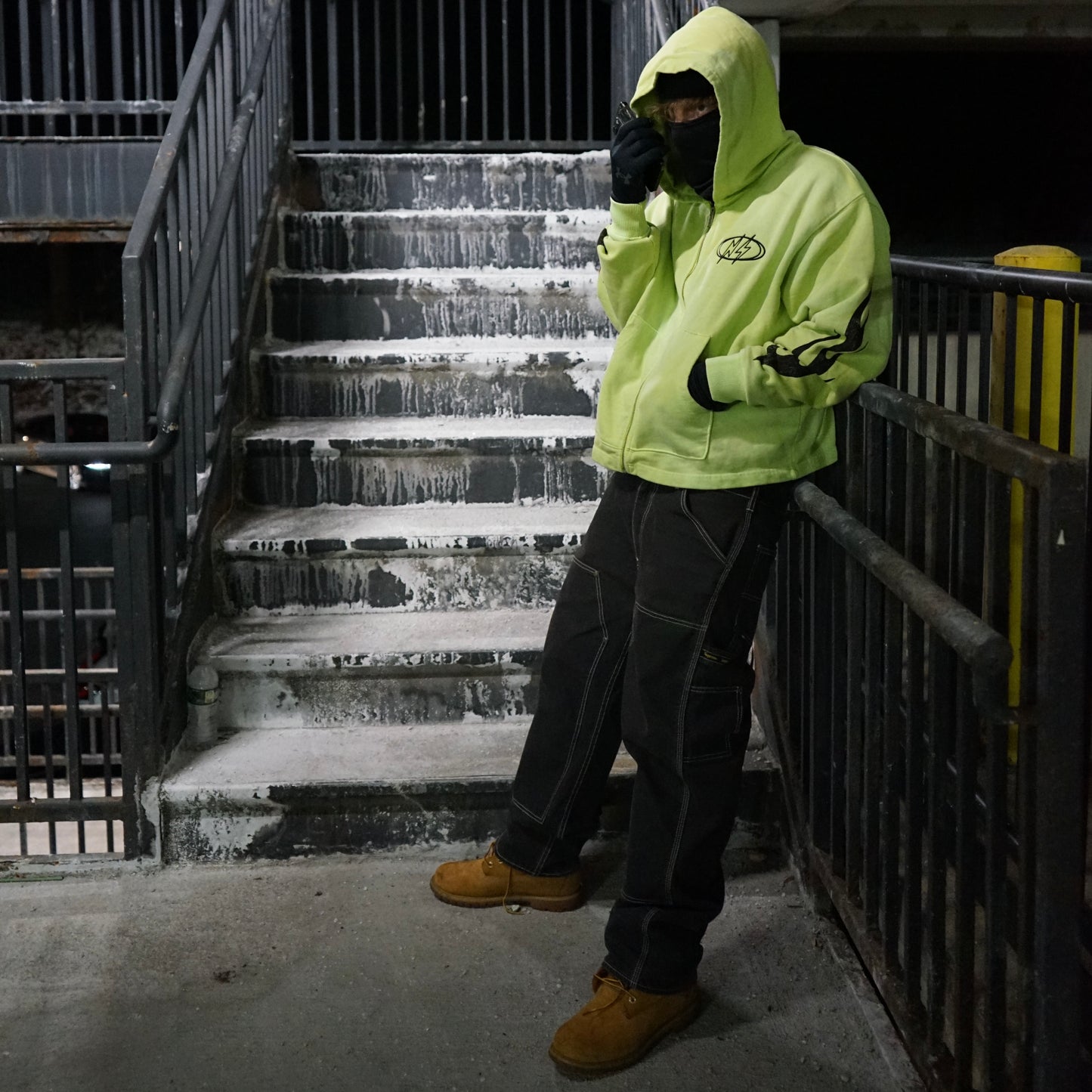 GRINCH GREEN FLAME ZIP