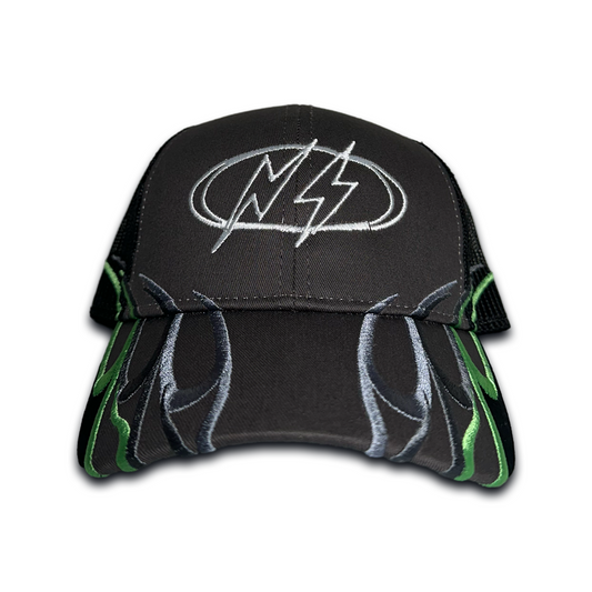 FLAME SLIME WAVE LOGO CAP