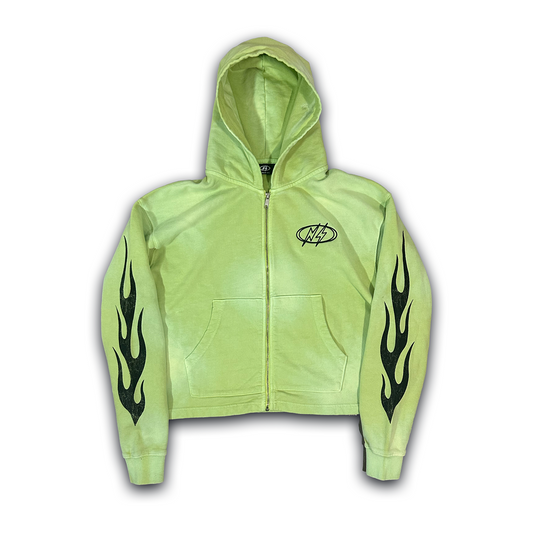 GRINCH GREEN FLAME ZIP